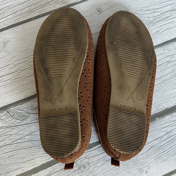 Carter’s Easton Girls Brown Ballet Flats size 11 - Picture 5 of 5